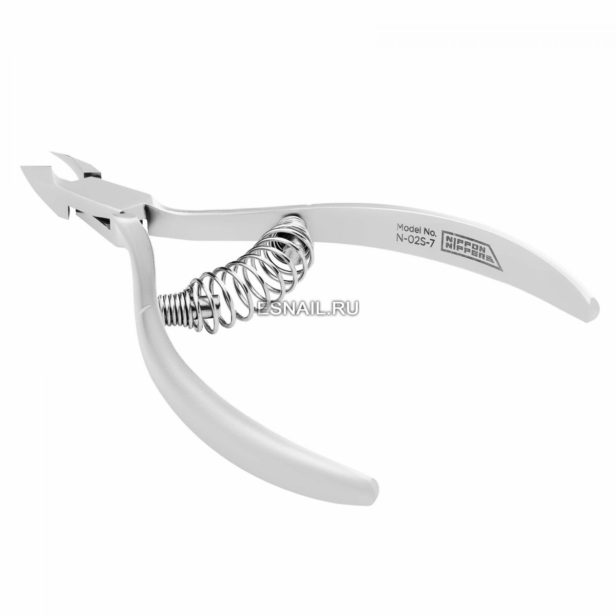 Nippon Nippers. Кусачки для кутикулы. Лезвие 7 мм. Спиральная пружина. Матовые