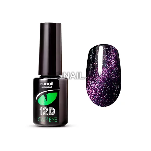 Гель-лак Cats eye 12D светоотражающий, 6 мл №6617