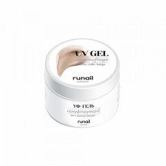 Камуфлирующий УФ-гель (цвет: Cпокойный бежевый) №6376