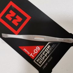 Nippon Nippers. Пинцет для бровей. Скошеный край. Длина 90 мм.