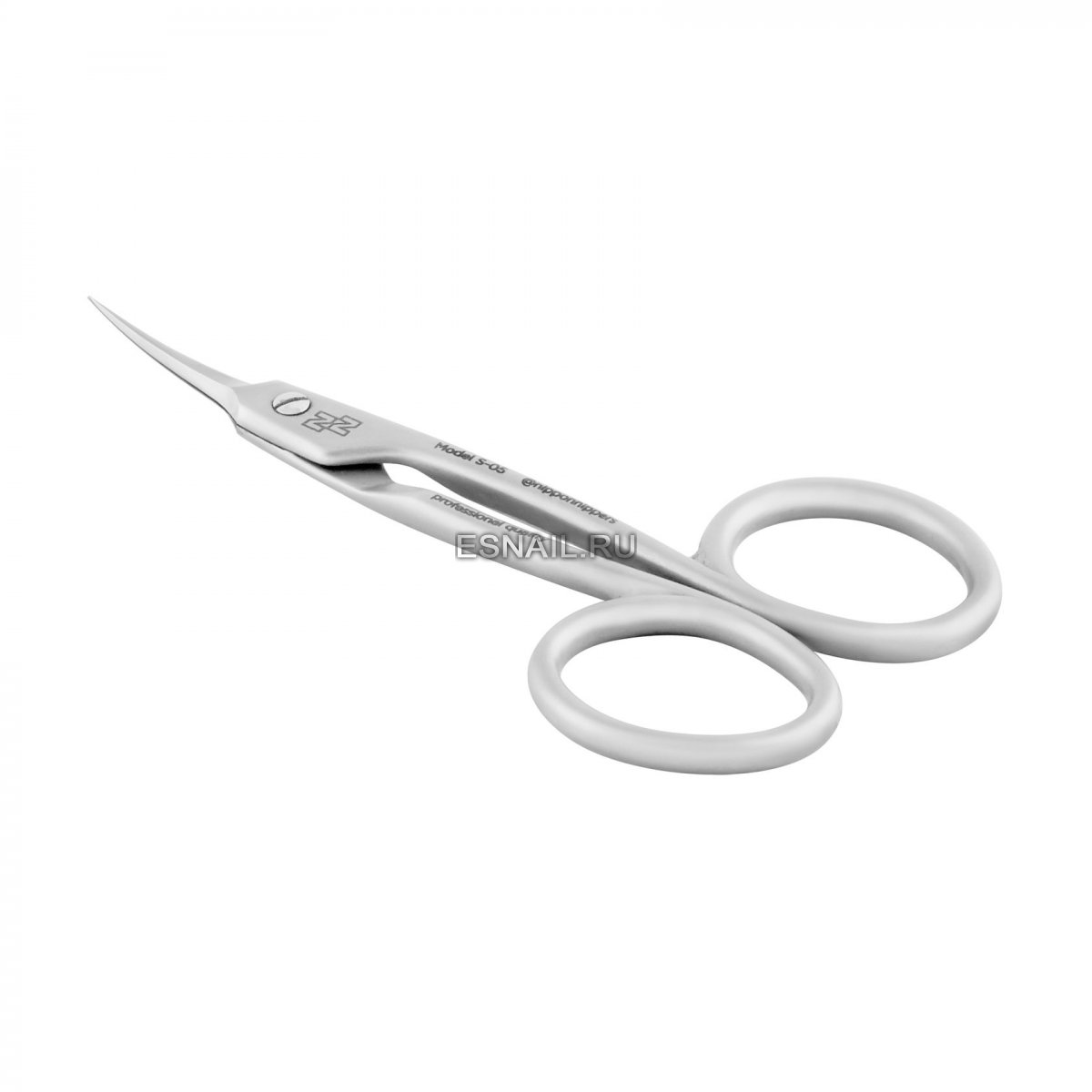 Nippon Nippers. Ножницы для кутикулы. Длина 88 мм. Матовые. Ручная заточка