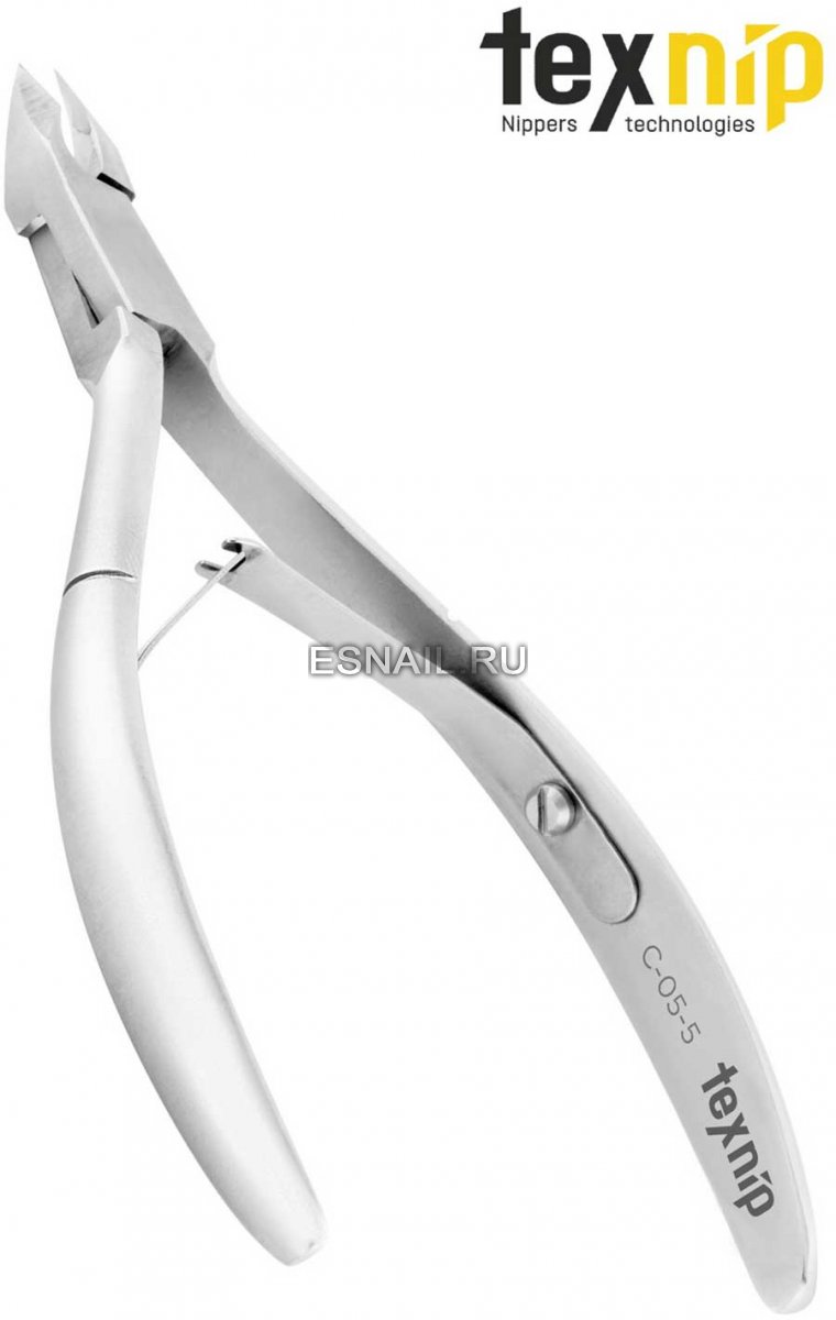 TexNip. Кусачки для кутикулы. Лезвие 5 мм. Двойная пружина. Ручная заточка.
