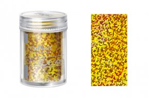 Фольга для ногтей: фольга (золотой, голографический 0),1,5 м.