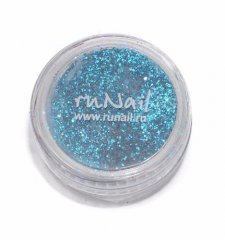 Дизайн для ногтей: блестки ( цвет: синий металик)