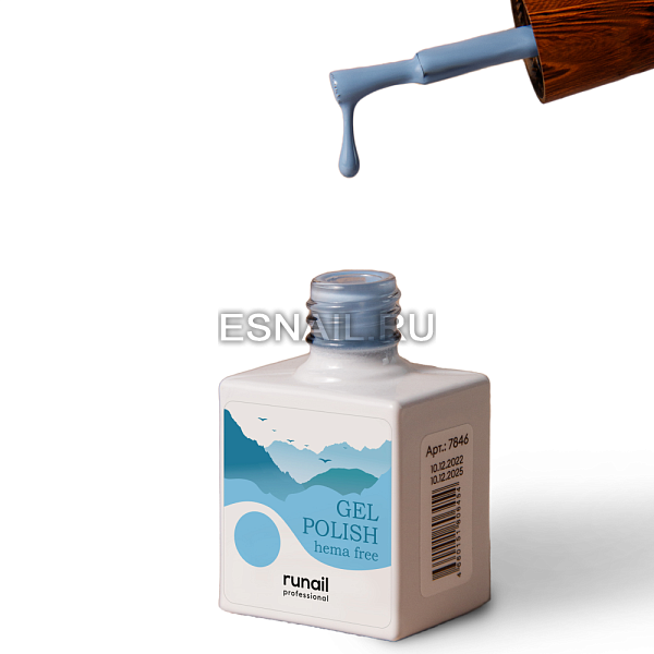 Гель-лак Gel polish (hema free), 10 мл №7846
