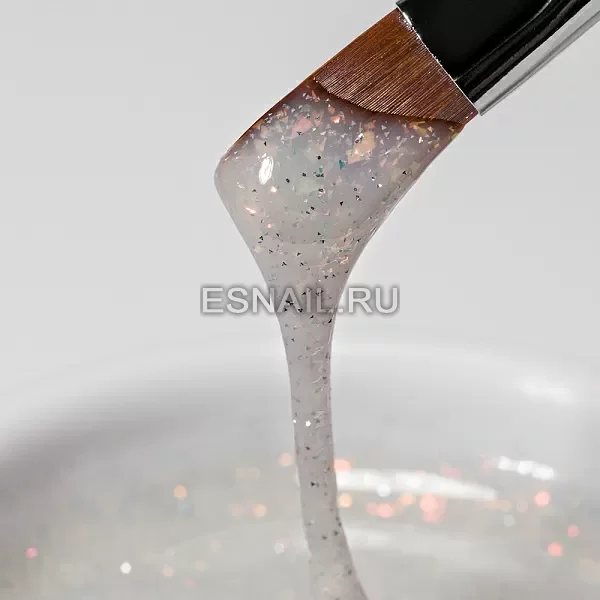 Моделирующий УФ-гель светоотражающий BUILDER UV GEL MILK DIAMOND, 15г №9870