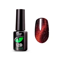 Гель-лак Cats eye 12D светоотражающий, 6 мл №6614
