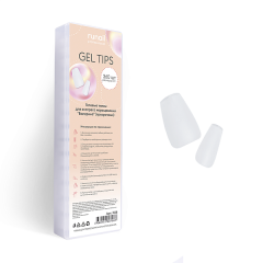Гелевые типсы для экспресс наращивания Балерина(прозрачные), 1 пластина №7628/1