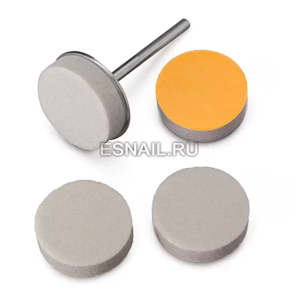 Спонж-файл для педикюрного диска (цвет: серый), размер М (20 мм), 320 грит, 25 шт. №7745