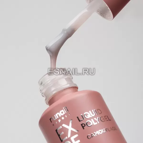 Жидкий полигель Runail Expert №225, 18 мл флакон