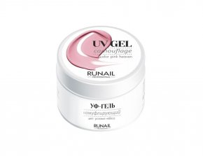 Камуфлирующий УФ-гель, (цвет: Розовые небеса), 56 г