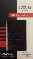 Ресницы для наращивания Luxury, шелк 0,10 мм, № 14, 12 линий