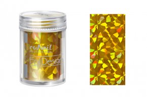 Дизайн для ногтей: фольга (золотой, голографический 1), 1,5 м.