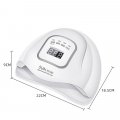 UV/LED  лампа для маникюра Sun X5 MAX- 80W