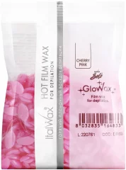 Воск горячий (пленочный) ITALWAX SOLO GLOWAX, Вишня гранулы 100 гр.