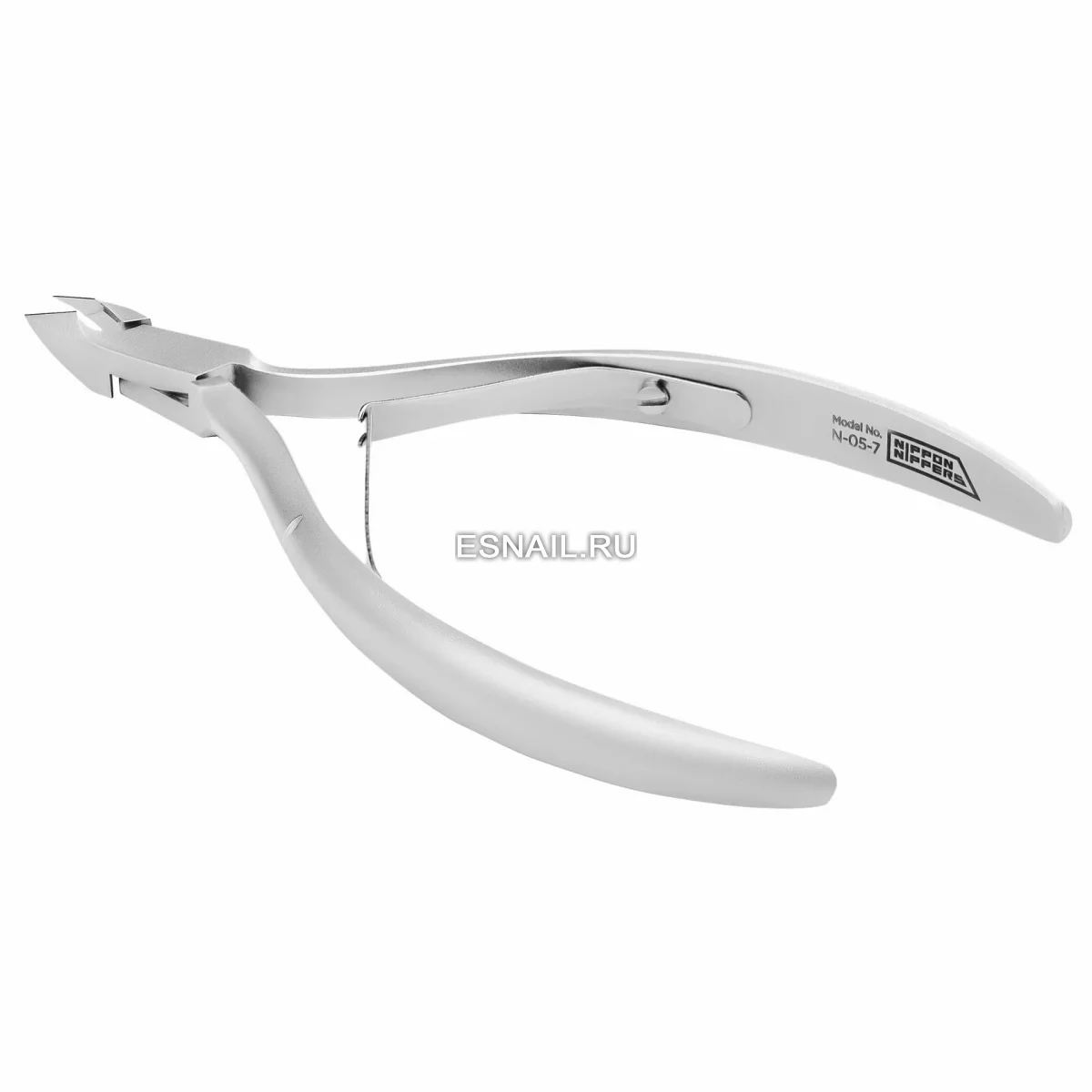 Nippon Nippers. Кусачки для кутикулы. Лезвие 7 мм. Двойная пружина. Матовые
