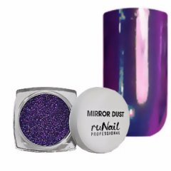 Зеркальная пыль для втирки с аппликатором (цвет: сиреневый), 1 г