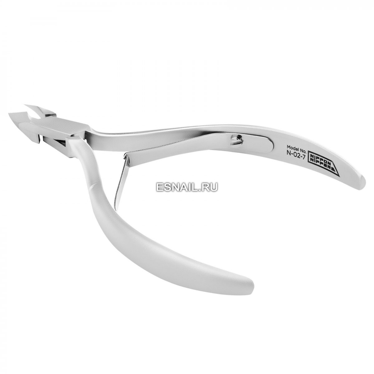 Nippon Nippers. Кусачки для кутикулы. Лезвие 7 мм. Двойная пружина. Матовые