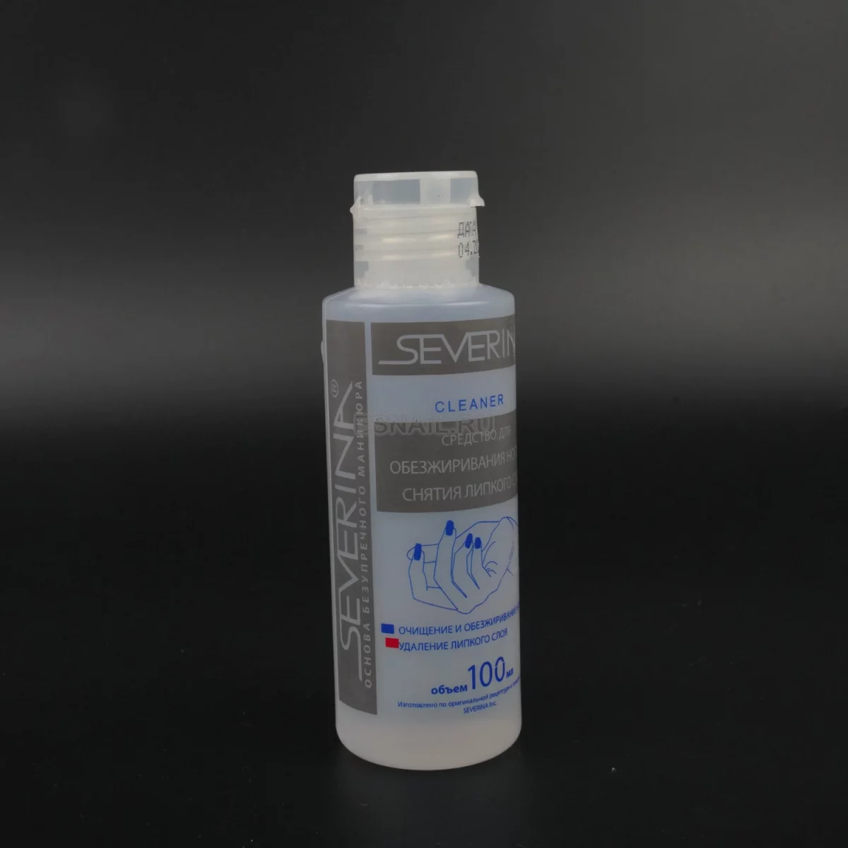 Severina, CLEANER -средство для обезжиривания ногтей и снятия липкого слоя, 100 мл.