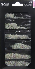 Дизайн для ногтей: стразы (цвет: голографический, прозрачный 1,5/1,8/2/2,3/2,7/3 мм), 1728 шт