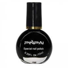 Лак для стемпинга PinPai № 1 черный