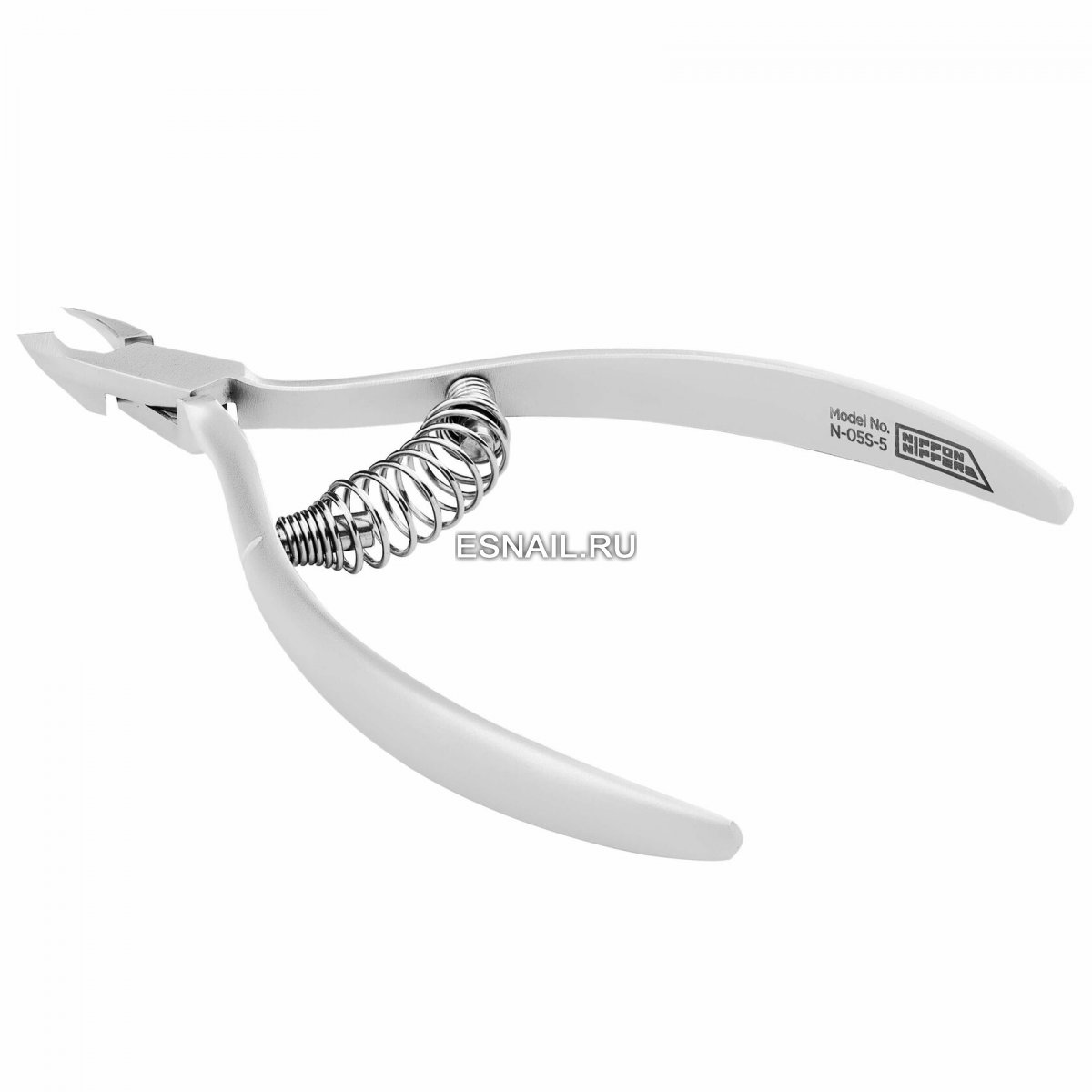 Nippon Nippers. Кусачки для кутикулы. Лезвие 5 мм. Спиральная пружина. Матовые