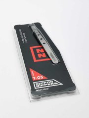 Nippon Nippers. Пинцет для бровей. Скошенный край. Длина 96 мм.
