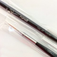 Кисть для дизайна Nail Art Nylon, 12 мм № 00/5