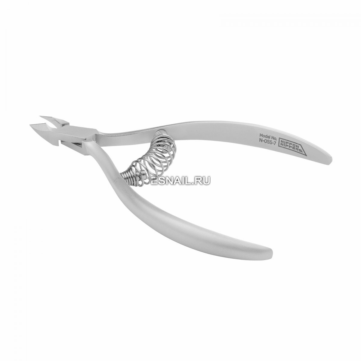 Nippon Nippers. Кусачки для кутикулы. Лезвие 7 мм. Спиральная пружина. Матовые