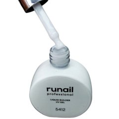 Жидкий Уф-гель самовыравнивающийся (цвет: «Белый»), 15 мл №5412