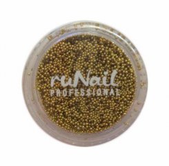 Дизайн для ногтей: бульонки ( золотой )