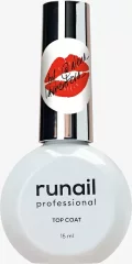 Топ глянцевый без липкого слоя Top Gloss Non Sticky Runail, 15мл №8804