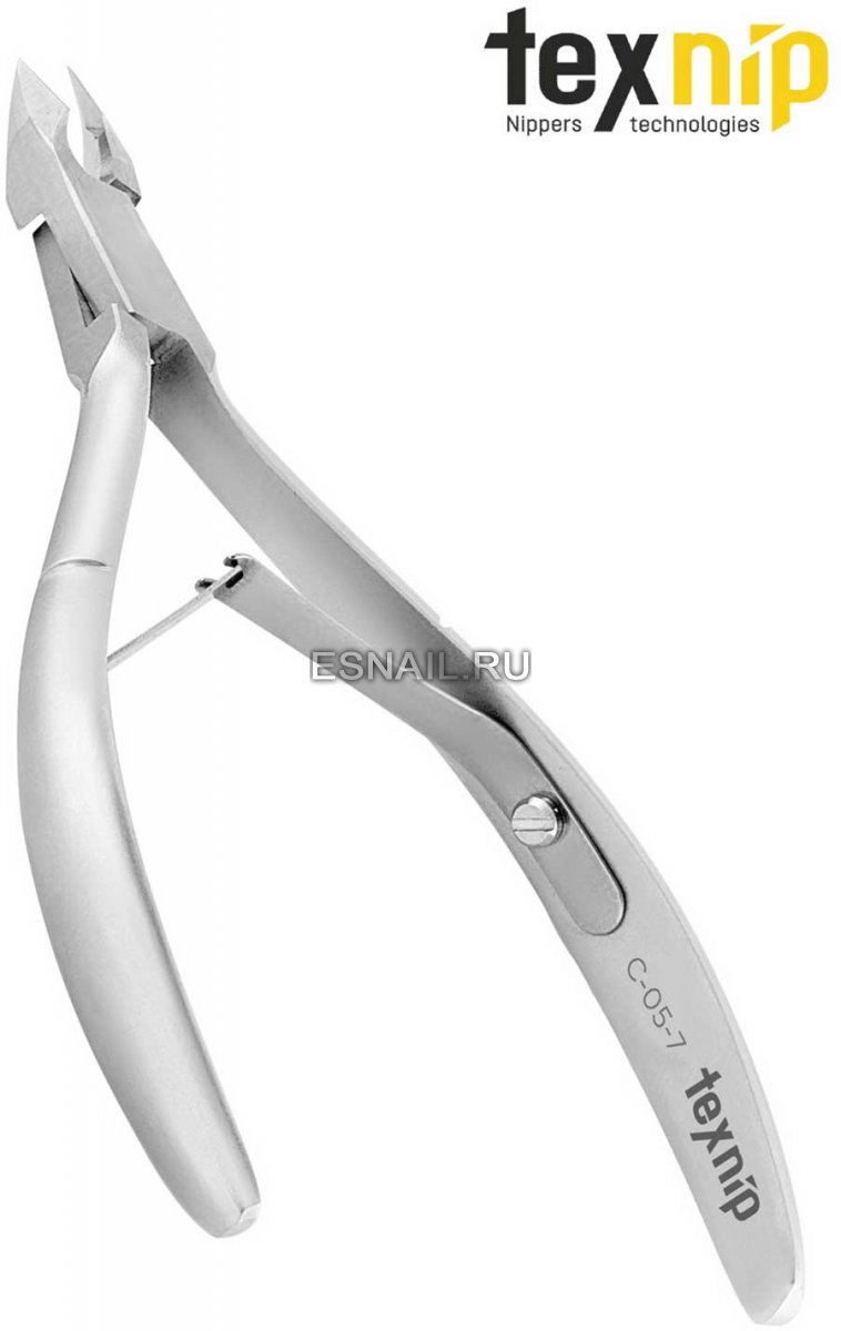 TexNip. Кусачки для кутикулы. Лезвие 7 мм. Двойная пружина. Ручная заточка.
