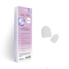 Гелевые типсы для экспресс наращивания Овал(натуральные), 360шт №7631