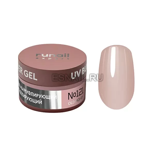 Гель моделирующий UV BUILDER GEL Runail Expert №121, 15г банка
