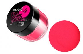 Цветная акриловая пудра (Флуоресцентная,цвет Розовый, Neon Pink), 7,5 г.
