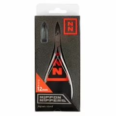 Nippon Nippers. Кусачки для кутикулы. Лезвие 12 мм. Двойная пружина. Ручная заточка.