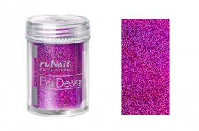 Дизайн для ногтей: фольга (малиновый)