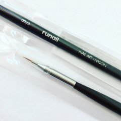 Кисть для дизайна Nail Art Nylon, 5 мм № 00/3
