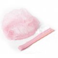 Шапочка-шарлотка одноразовая (цвет: розовый) 1 шт