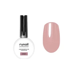 Камуфлирующий жидкий Уф-гель самовыравнивающийся (цвет: «Сияющая чайная роза»), 15 мл №5421