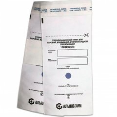 Крафт пакеты Альянс Хим для стерилизации Белые 100х200 мм, 100 шт.