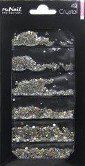 Дизайн для ногтей: стразы (цвет: голографический, 1,5/1,8/2/2,3/2,7/3 мм), 1728 шт