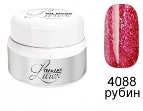 Гель-лак Lurex (цвет: рубин), 5 г