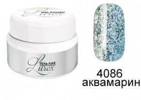 Гель-лак Lurex (цвет: аквамарин), 5 г №4086