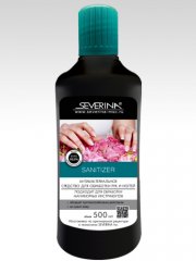 SEVERINA Sanitizer – Антибактериальное средство для обработки рук и ногтей (подходит для обработки маникюрных инструментов), 500 мл