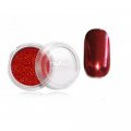 Зеркальная пыль для втирки (цвет: красный)