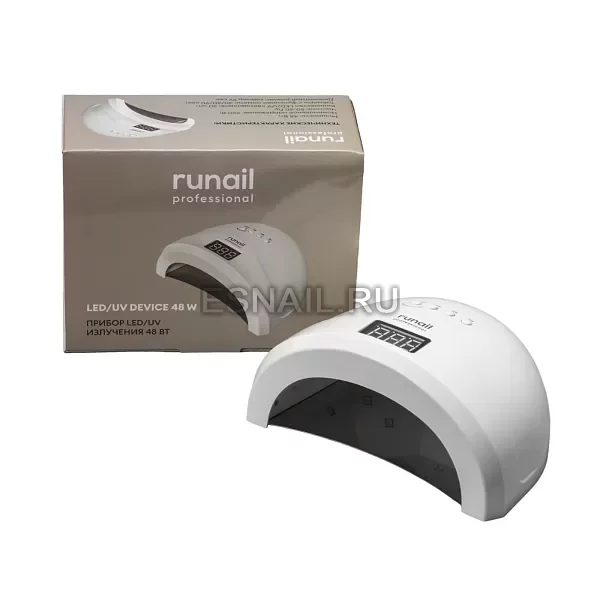 Лампа LED/UV излучения 48Вт (цвет: белый) runail professional №3837