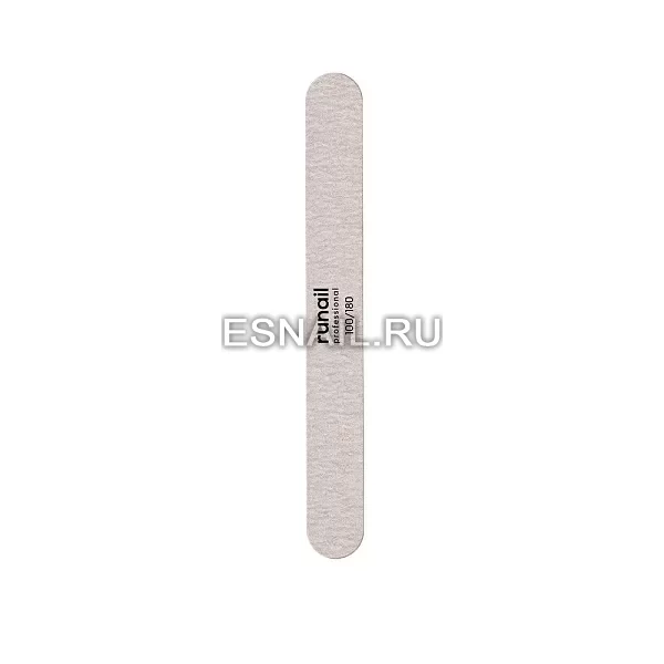 Проф. пилки-мини для иск. ногтей, спайка 1шт (серая, прямая, 13 см, 100/180) №9780