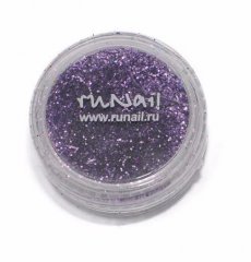 Дизайн для ногтей: блестки ( цвет: сиреневый металик)